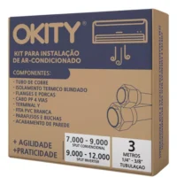 Kit Instalação Ar Split 9000 Comum 9/12000 Inverter 3 Metros